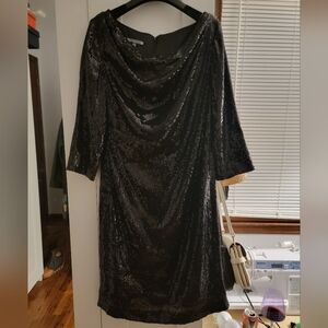 Vintage Anne Klein Sequin Cocktail Dress